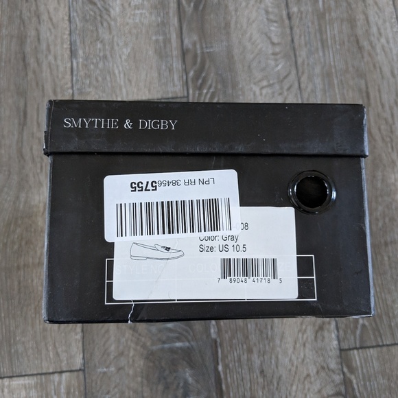 Smythe & Digby Belgian Slipper Loafers Flannel NIB - Picture 5 of 5
